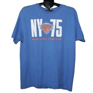 Blue New York Knicks T Shirt Size XL